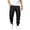 Black, variant on Klisyaur Big and Tall Men's Cargo Jogger Pants Hiking Running Casual Sweatpants with Pockets M-5XL