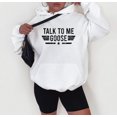thumbnail image 4 of TALK TO ME GOOSE Graphic Unisex Fleece Hooded Sweatshirt, 4 of 8