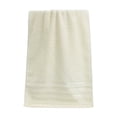 thumbnail image 2 of Qonioi Large Turkish Bath Towel, Soft Highly Absorbent Cotton Bath Towel with Quick Dry, Lightweight Multipurpose Towel for Bathroom Beach Shower Gym, Beige, 2 of 6