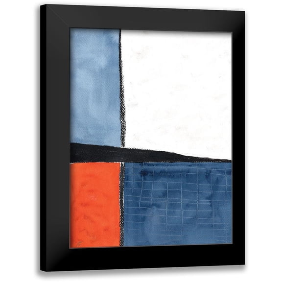 Lee, Judson 12x14 Black Modern Framed Museum Art Print Titled - Abstract Block
