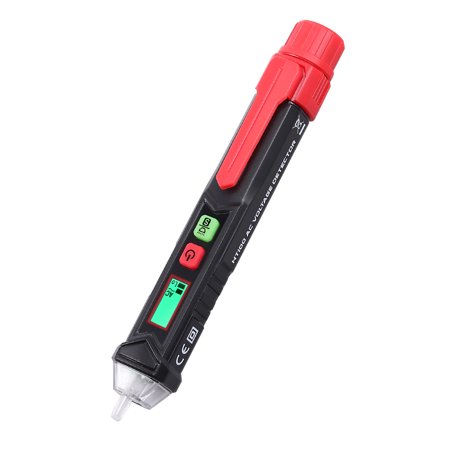 - ESYNIC Non Contact Voltage Tester 12-1000V/48V-1000 Dual Adjustable Sensitivity AC Voltage Detector Tester Pen With LCD Display & LED Flashlight