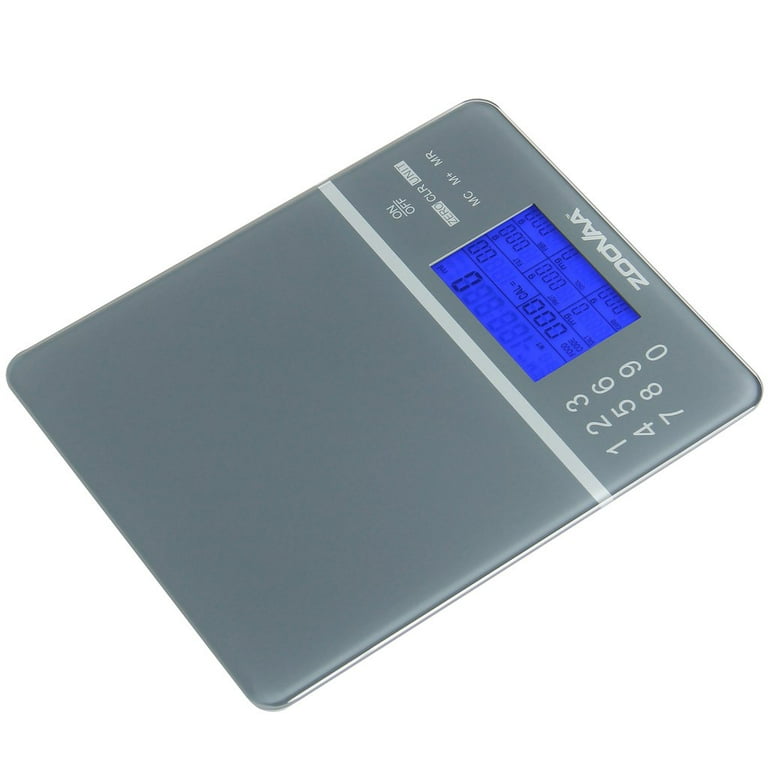 Home Basics Digital Food Scale with Plastic Bowl, White, Each - Kroger