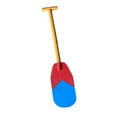 thumbnail image 5 of QccHieUs Children Paddle Prop Canoe Paddle Colorful Comfortable Lightweight Wood Boat Oar Red Blue, 5 of 9
