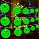 thumbnail image 2 of Cadena de luces para decoración navideña del día de Halloween 2024, divertidas bolas verdes, luces para decoración navideña DIY, luces para árbol de Navidad 669, 2 of 4