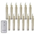 thumbnail image 2 of 12Pcs LED Taper Candle with Hook and Remote Control Flameless Battery Operated Lights Warm Yellow Electric Taper Candles for Christmas Thanksgiving Halloween Church Table Decor, 2 of 4