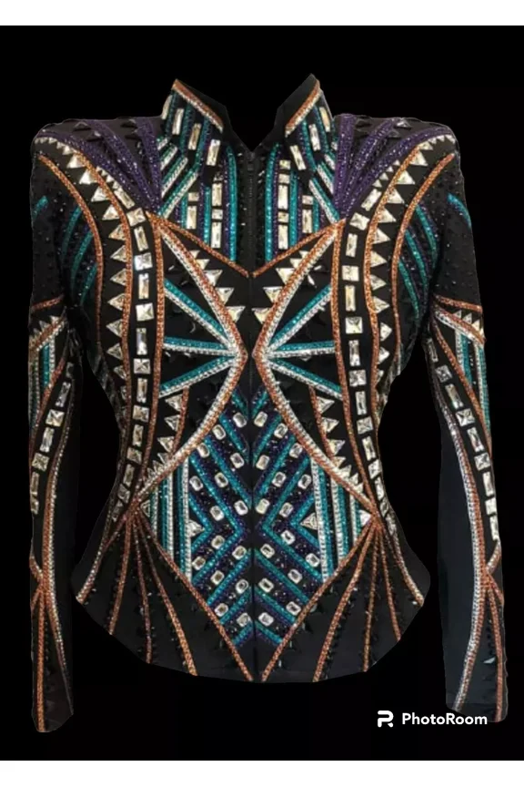 Western Show Pleasure Rail Shirt Jacket Clothes Showmanship Horsemanship