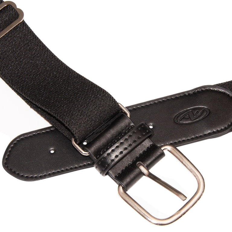 9532 Standard Baseball/softball Athletic Stretch Belt, Black Athletic-Works-Youth-Baseball-  main image 2