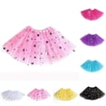 thumbnail image 3 of ZACPNCV Toddler Girls Layered Tutu Skirt Sparkling Sequin Tulle Dance Skirts Pink 1-6 Years, 3 of 3