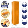 thumbnail image 6 of Groom Genie The Magic Block Pet Hair Removal Brush in Orange, 6 of 7