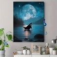 thumbnail image 4 of UXIEQU Orca Whale And Moon Canvas Wall Art 15.75x11.81 INCHES, 4 of 8