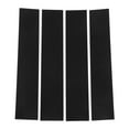 thumbnail image 1 of JUSPOCKET 4 piezas de calcomanías para postes de pilar de ventana de automóvil, moldura negra brillante, decoración exterior de repuesto para Ford 2004-2014, 1 of 20