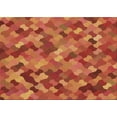 thumbnail image 1 of Ahgly Company Indoor Rectangle Patterned Love Red Area Rugs, 5' x 7', 1 of 6