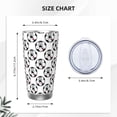 thumbnail image 4 of KLL Happy Football Print 40oz Stainless Steel Insulated Car Cup with Spillproof Lid - Keep Your Drink Hot or Cold on the Go-Without Straw, 4 of 8