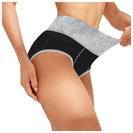 GZWYHT Hipster Panties Clearance Cotton Underwear 5PC Women Patchwork Briefs Panties Underwear Knickers Bikini Underpants High Waisted Underwear Womens Underwear Seamless Underwear Multicolor 3XL