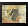 thumbnail image 2 of Toulouse-Lautrec, Henri de 14x12 Black Modern Framed Museum Art Print Titled - Woman at the tub, 2 of 5