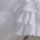 thumbnail image 5 of Enagua De Boda Con Cintura Elástica, Enaguas Para Fiesta, Color Blanco, 4 Aros Sunnimix Enaguas Crinolina, 5 of 5