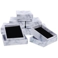thumbnail image 1 of MasteelfCA 8Pcs Marble Pattern Jewelry Packaging Boxes Multifunctional Necklace Ring Boxes, 1 of 8