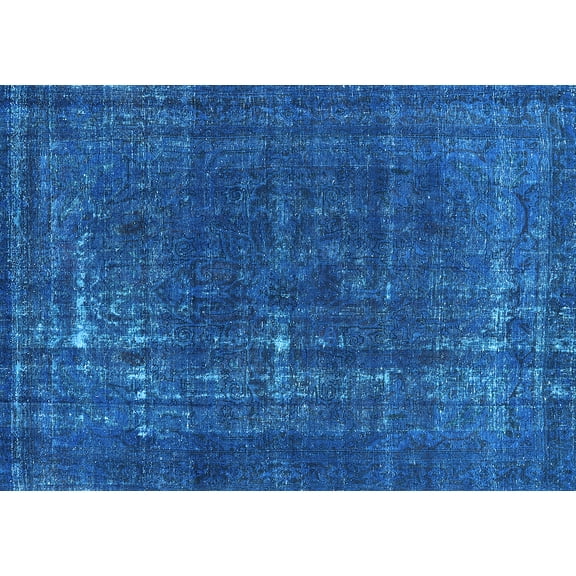 Ahgly Company Indoor Rectangle Persian Light Blue Bohemian Area Rugs, 5' x 7'