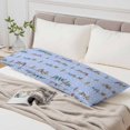 thumbnail image 6 of Blue Birds Body Pillow Cover 20 x 54 Inch Decorative Pillow Cover Funny Cute Snowflake Wire Sparrow Lumbar Pillowcase Seasonal Rectangle Cushion Case for Couch Sofa Bed Living Room, 6 of 9