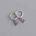 thumbnail image 1 of Pendientes de aro de acero inoxidable para mujer, aretes pequeños de circonita de cristal, Piercing de cartílago, joyería, 2 unidades, 1 of 4