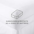 thumbnail image 5 of Noble Linens Microfiber Bed Bug and Spill Proof Zippered Mattress Protector, Twin XL, 5 of 9