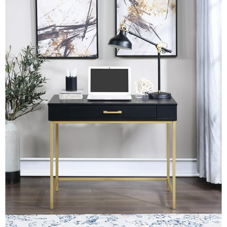 Big lots black clearance and gold desk