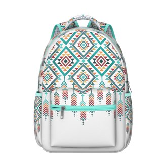 Women Multicolor Polyester Light and Small Bohemia Style Casual Backpack Amazon.com | Mandala Crafts Bohemian Backpack – Boho  main image 2