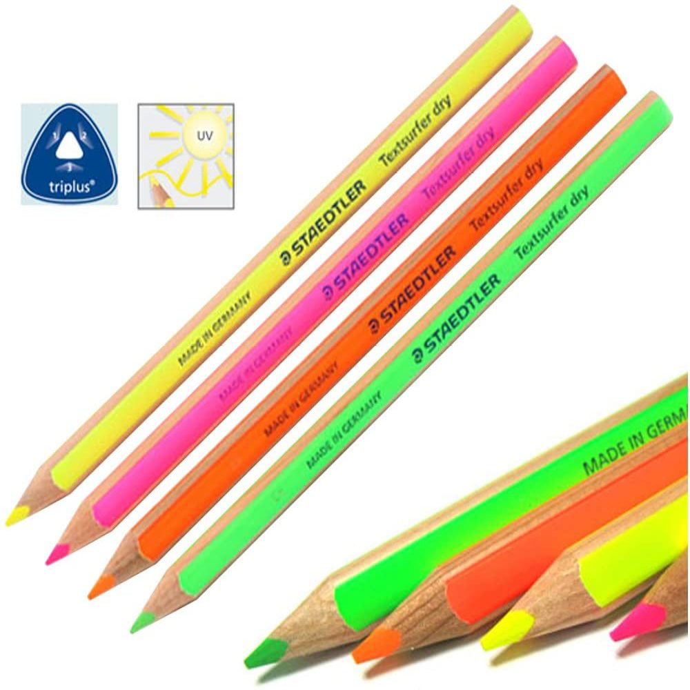 Box of 12 Green Staedtler Textsurfer Dry Pencil 