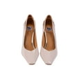 thumbnail image 2 of Ninety Union Viper Lucite Wedge Heel Pump, Ivory, 12, 2 of 5