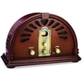 thumbnail image 1 of ClearClick Radio AM/FM clásica vintage estilo retro con Bluetooth - Exterior de madera hecho a mano, 1 of 5