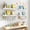 White-15.6 inch, variant on Floating Shelves For Wall Storage Set Of 4  15.6 Inch Picture Ledge Shelf White With Lip Kitchen Bedroom Bathroom And Living Room