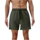 thumbnail image 2 of pstuiky Pantalones cortos de entrenamiento para hombre, Pantalones cortos casuales de verano para hombre, de color liso, con cintura elástica y bolsillo con cordón. Pantalones cortos de golf, 2 of 6