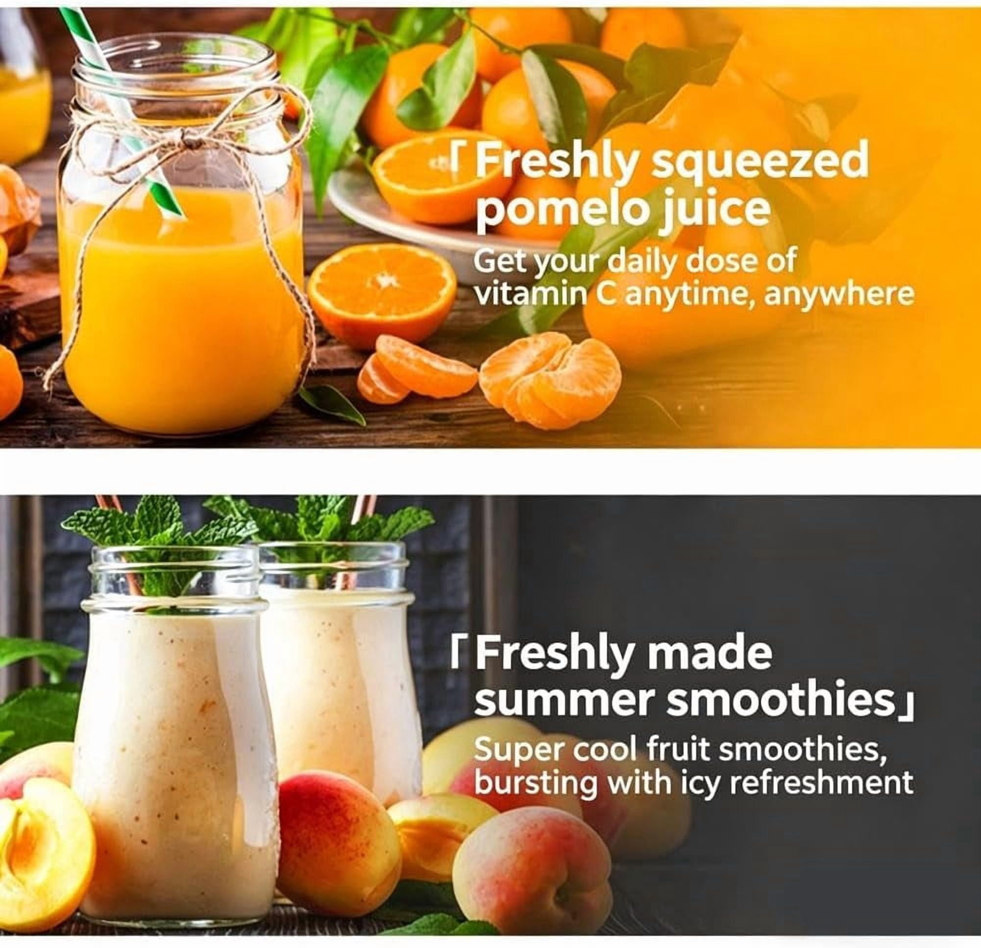 Portable Blender 24oz USB Rechargeable for Shakes Smoothies BPA Free