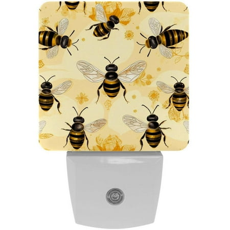 

Starry Bee LED Square Night Light for Bedroom and Bathroom - Energy Efficient and Bluetooth Compatible - 200 Characters