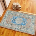 thumbnail image 6 of Floral Rug, Gift Rugs, Bathroom Rugs, Floor Rugs, Blue Rugs, Moroccan Design Rugs, Medallion Rugs, Large Rug, Bedroom Rugs, Turkish Rug, 3.3'x9.2' - 100x280 cm, 6 of 8