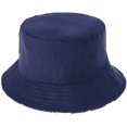 thumbnail image 2 of Banana Print Bucket Hat Fruit Pattern Fisherman Hats Summer Reversible Packable Cap (Dark Blue) oso de fresa Electrónica, 2 of 4