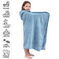 thumbnail image 4 of Towel Hiturbo Kids, forro polar con capucha, 127 x 76 cm, suave felpa, 4 of 6