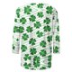 thumbnail image 2 of TaTaai Fashion Women's Printed Round Neck 3/4 Sleeve T-shirt Fashionable Blouse Tops Gift, 2 of 5