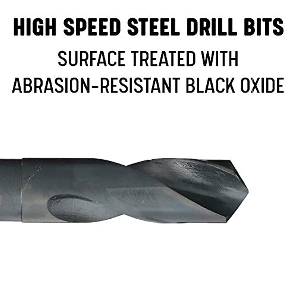 9/16" HSS Reduced Shank Drill Bit, 3/8" Shank, Qualtech, DWDRSD3/8X9/16