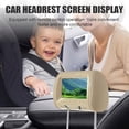 thumbnail image 3 of Joernso 7 Car Headrest DVD 2 Screens Remote Control Display MP5 Control 16 9 LCD Video for Car Rear Seat Entertainment System, 3 of 8