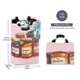 thumbnail image 2 of Yayeee Freestanding Laundry Hamper with Handle Collapsible Large Storage Basket for Clothes, Watercolor Jam, 2 of 7
