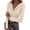 Beige, variant on Women's Long Sleeve Shirts Fall Outfits Cowl Neck Ruched Slim Fitted Going Out Tops Y2K Fashion Clothing