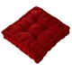 thumbnail image 4 of Cojín de asiento ultra grueso con funda extraíble para decoración de mesa rojo, 4 of 9