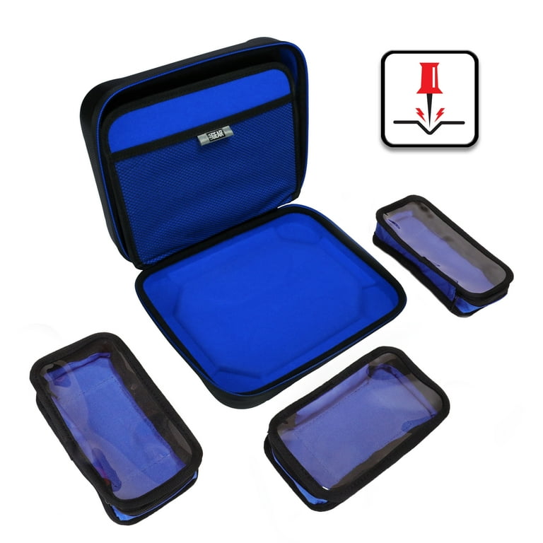 USA Gear XL Semi Hard Shell Dart Case - Dart Holder Room for