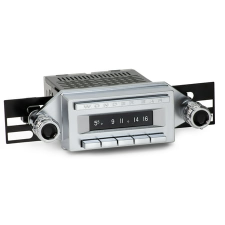 Wonder Bar 3 Radio Motor 2 with Vintage Overlay (Black Dot Metal Knobs 51-74)