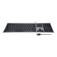 thumbnail image 1 of Macally Clavier d'Ordinateur Filaire USB Ultra-Mince pour Apple MacBook Pro, Air, iMac, Mac Mini, Windows PC Ordinateurs Portables/de Bureau et Notebooks, Plug and Play, Gris Cosmique, 1 of 3