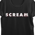 thumbnail image 2 of Scream Title Logo Women's Black Short Sleeve Crew Neck Tee-L, 2 of 3