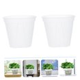 thumbnail image 3 of EXHUMKY 10Pcs Clear Growing Pot Transparent PP Root Control for Balcony Garden, 3 of 8