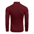 thumbnail image 4 of Mens Jacket Sweater Wool Round Neck Bottoming Shirt All Matching High Neck Bussiness Casual Sweater for Men,,XL, 4 of 4