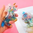 thumbnail image 2 of Pelotas antiestrés luminosas de unicornio, juguetes para apretar, juguetes antiestrés, pelota antiestrés kawaii blanda para adultos y niños, juguetes para aliviar el estrés, 2 of 5